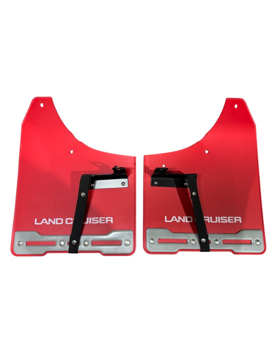 Complete Set of Mud Flaps for Toyota Land Cruiser 250 Prado RED