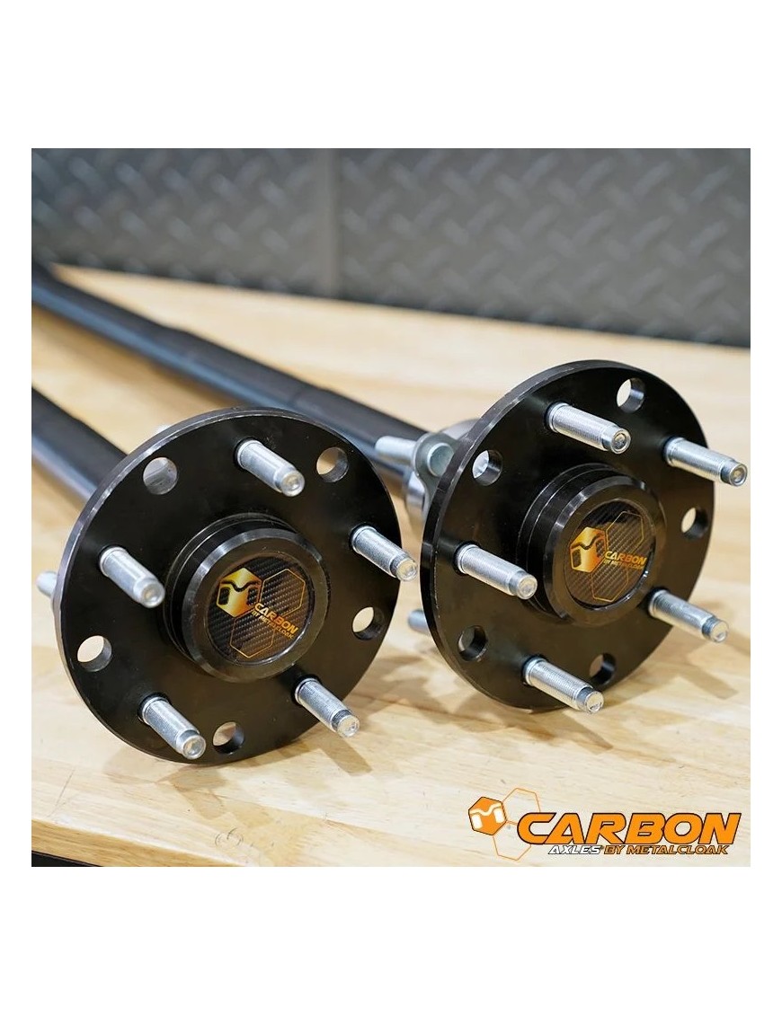 Carbon JK Rear D44 35 Spline Axle Kit