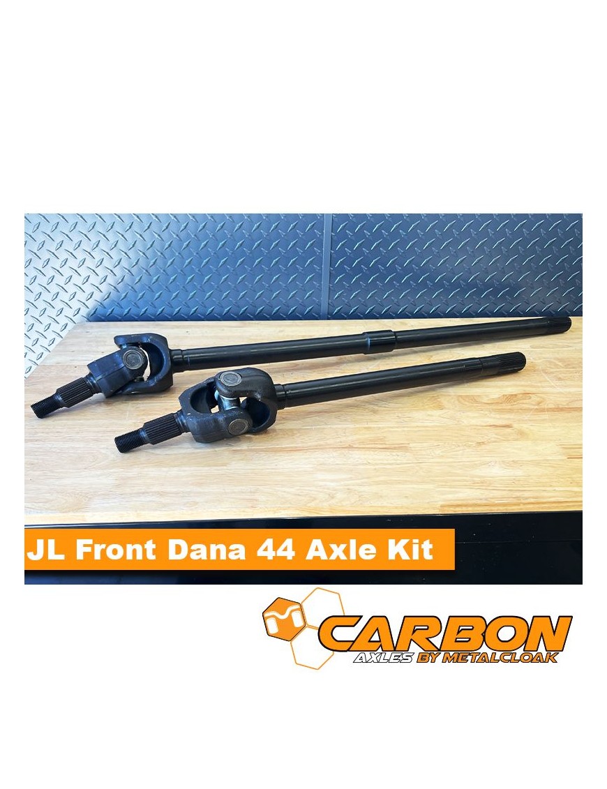 Półosie przednie Carbon Dana 44 Rubicon 32 spline (konwersja FAD)