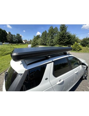 Black Escape Alu-One – Quick-Deploy 2-Person Rooftop Tent in an Aluminum Shell Grey
