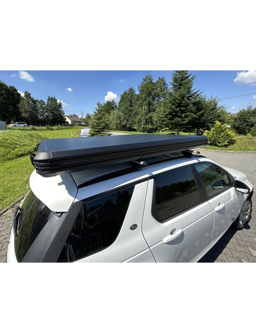 Black Escape Alu-One – Quick-Deploy 2-Person Rooftop Tent in an Aluminum Shell Grey
