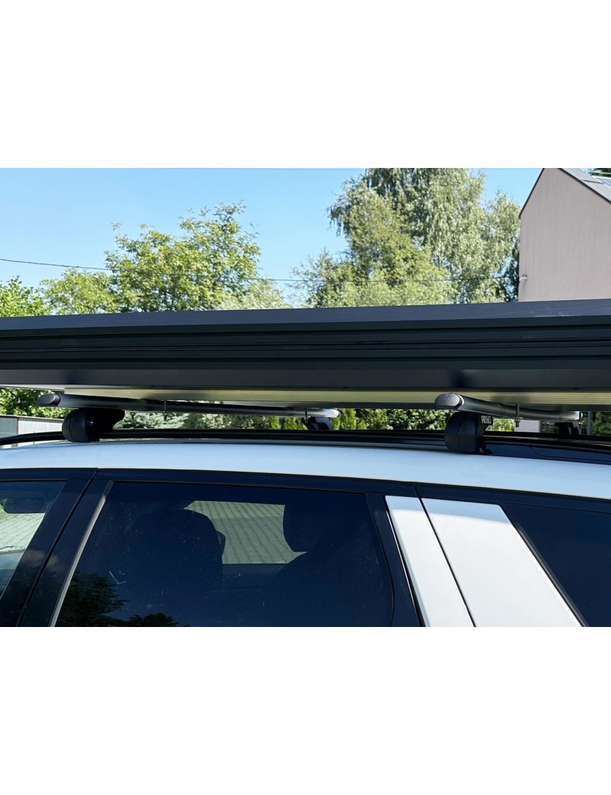Black Escape Alu-One – Quick-Deploy 2-Person Rooftop Tent in an Aluminum Shell Grey