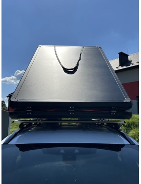 Black Escape Alu-One – Quick-Deploy 2-Person Rooftop Tent in an Aluminum Shell Grey