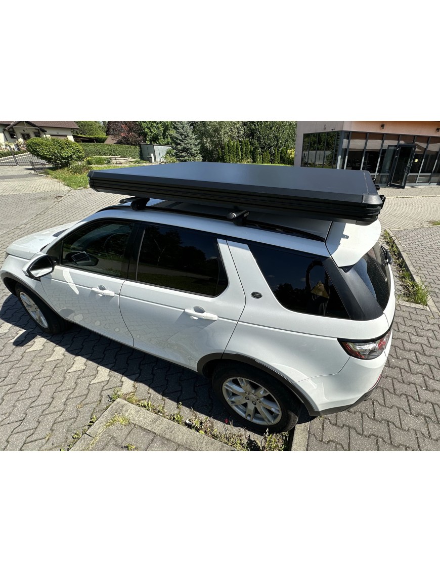 Black Escape Alu-One – Quick-Deploy 2-Person Rooftop Tent in an Aluminum Shell Grey