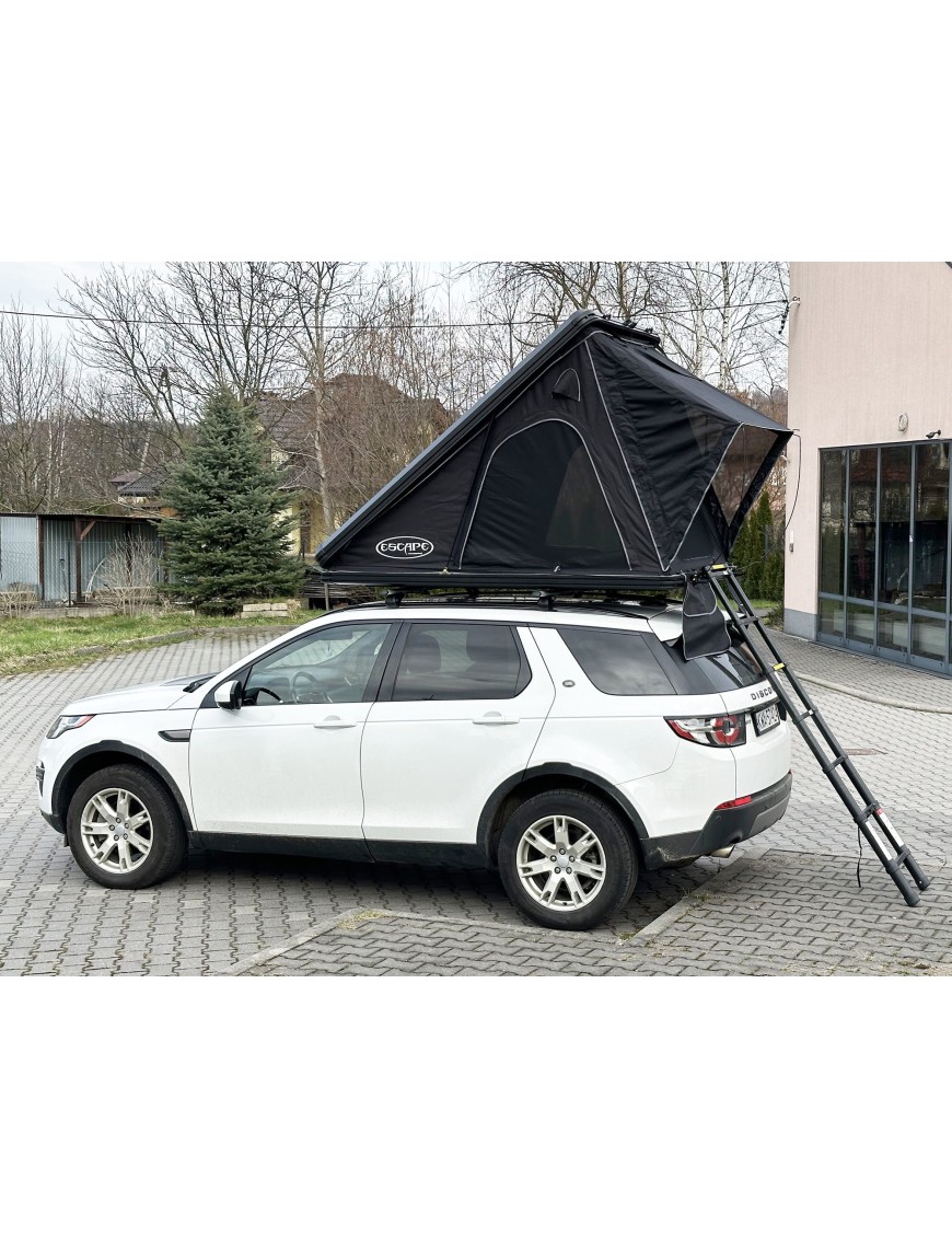 Black Escape Alu-One – Quick-Deploy 2-Person Rooftop Tent in an Aluminum Shell Grey