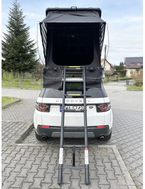 Black Escape Alu-One – Quick-Deploy 2-Person Rooftop Tent in an Aluminum Shell Grey