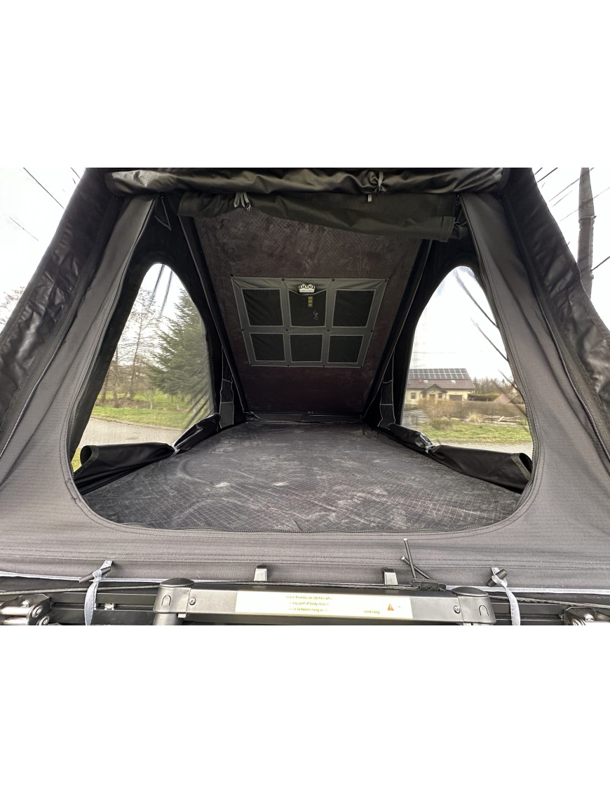 Black Escape Alu-One – Quick-Deploy 2-Person Rooftop Tent in an Aluminum Shell Grey