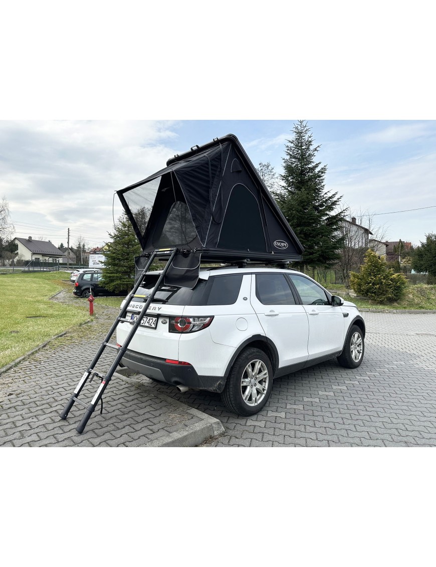 Black Escape Alu-One – Quick-Deploy 2-Person Rooftop Tent in an Aluminum Shell Grey