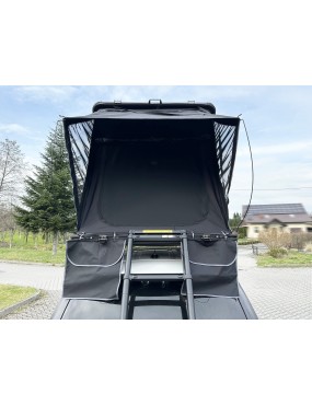 Black Escape Alu-One – Quick-Deploy 2-Person Rooftop Tent in an Aluminum Shell Grey