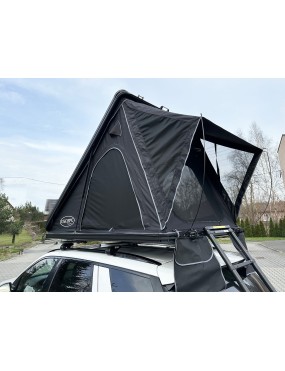 Black Escape Alu-One – Quick-Deploy 2-Person Rooftop Tent in an Aluminum Shell Grey