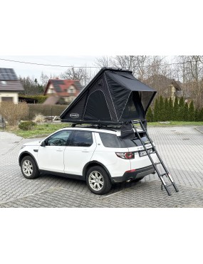 Black Escape Alu-One – Quick-Deploy 2-Person Rooftop Tent in an Aluminum Shell Grey