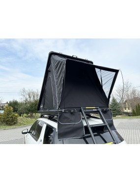 Black Escape Alu-One – Quick-Deploy 2-Person Rooftop Tent in an Aluminum Shell Grey