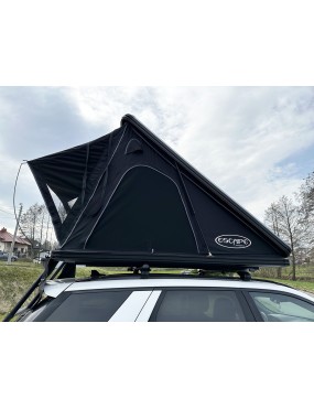 Black Escape Alu-One – Quick-Deploy 2-Person Rooftop Tent in an Aluminum Shell Grey