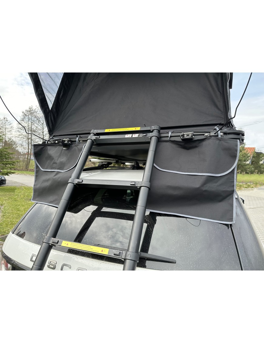 Black Escape Alu-One – Quick-Deploy 2-Person Rooftop Tent in an Aluminum Shell Grey