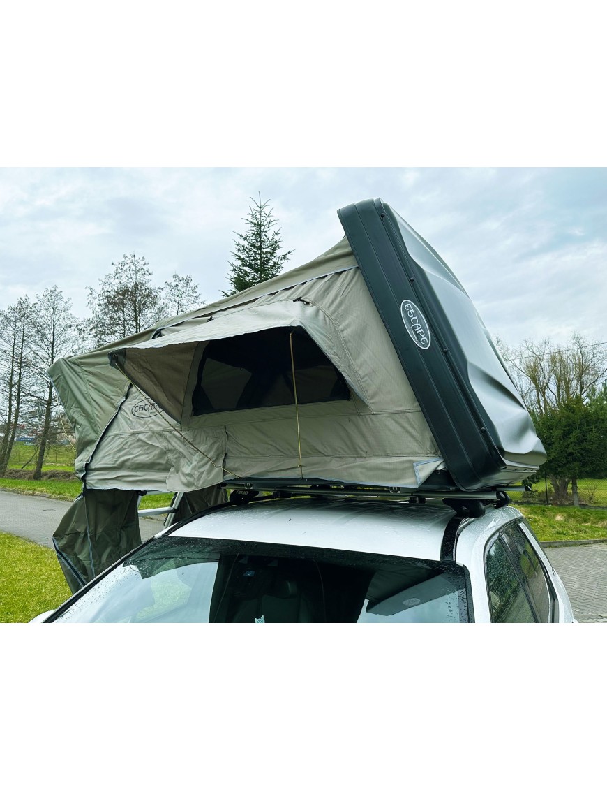 Roof Top Tent Escape VARIO 160 cm Sand Black Shel