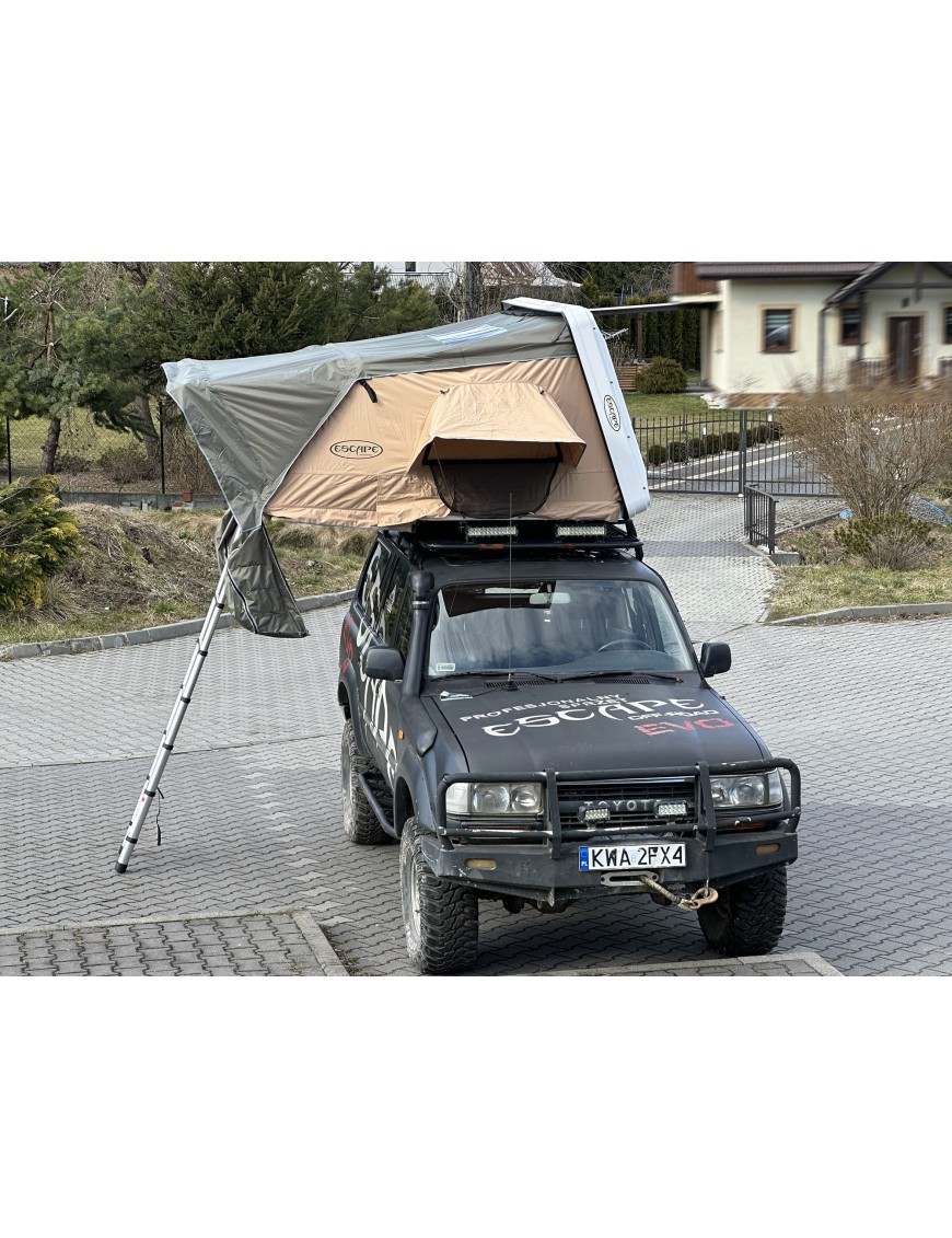 Roof Top Tent Escape VARIO 160 cm Sand Black Shel