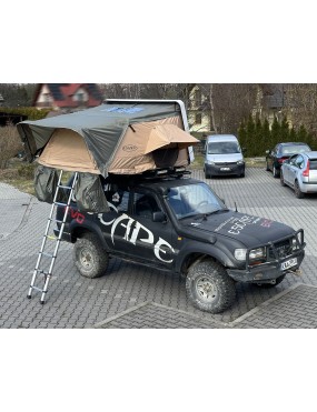 Roof Top Tent Escape VARIO 160 cm Sand Black Shel
