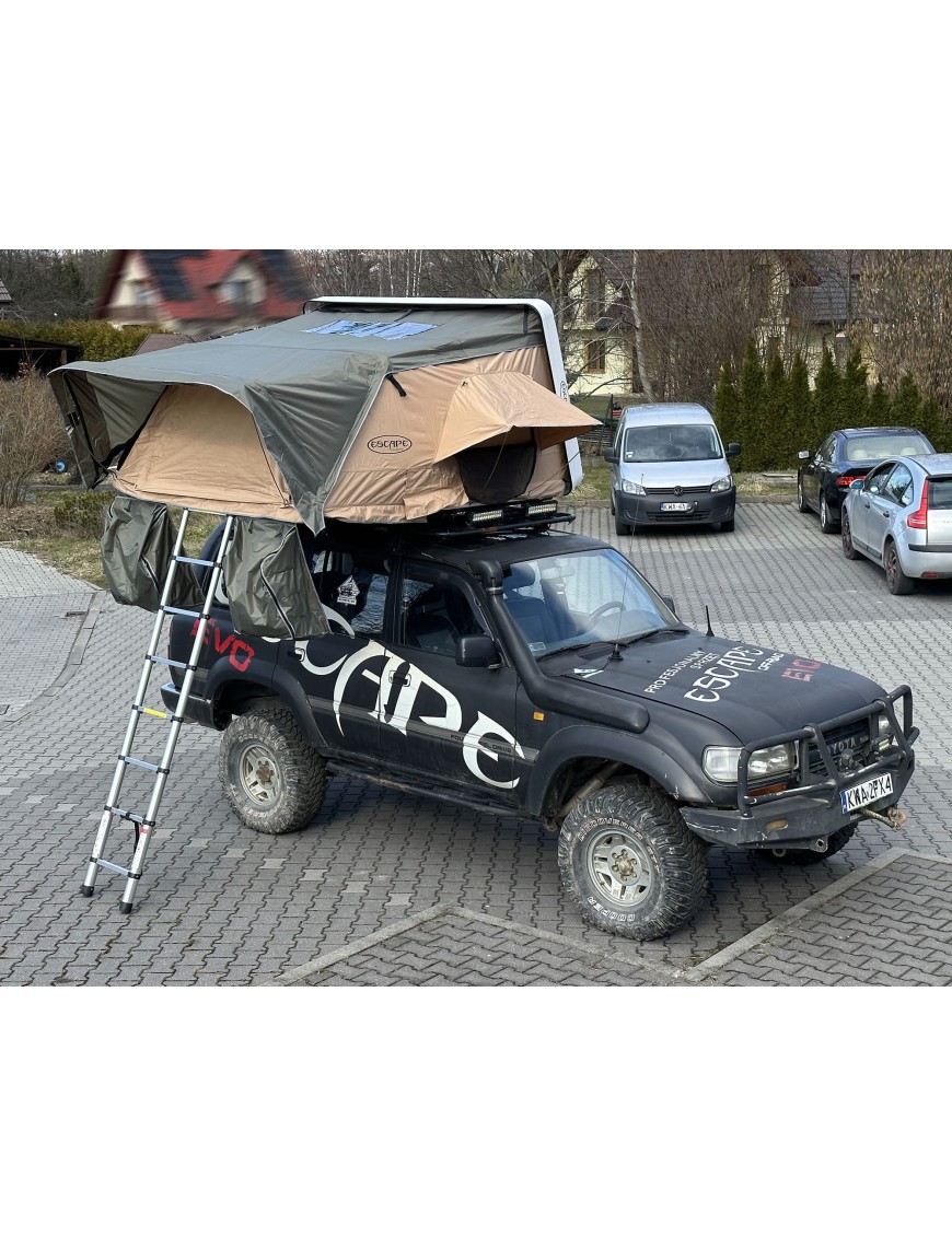 Roof Top Tent Escape VARIO 160 cm Sand Black Shel