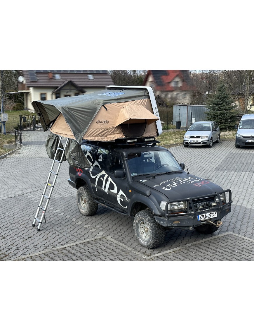 Roof Top Tent Escape VARIO 160 cm Sand Black Shel
