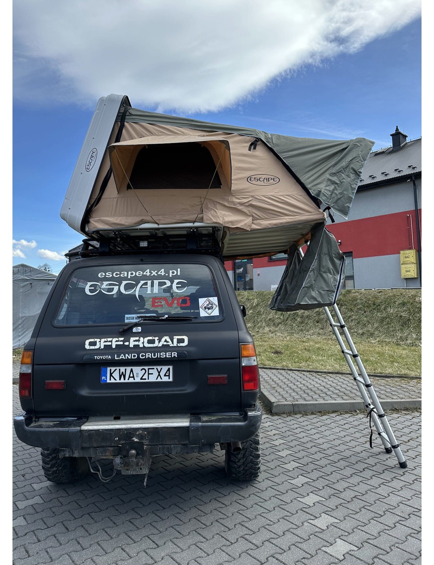 Roof Top Tent Escape VARIO 160 cm Sand Black Shel