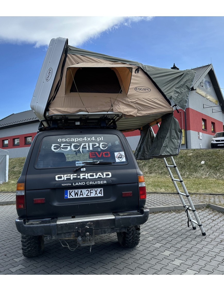Roof Top Tent Escape VARIO 160 cm Sand Black Shel