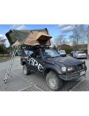 Roof Top Tent Escape VARIO 160 cm Sand Black Shel