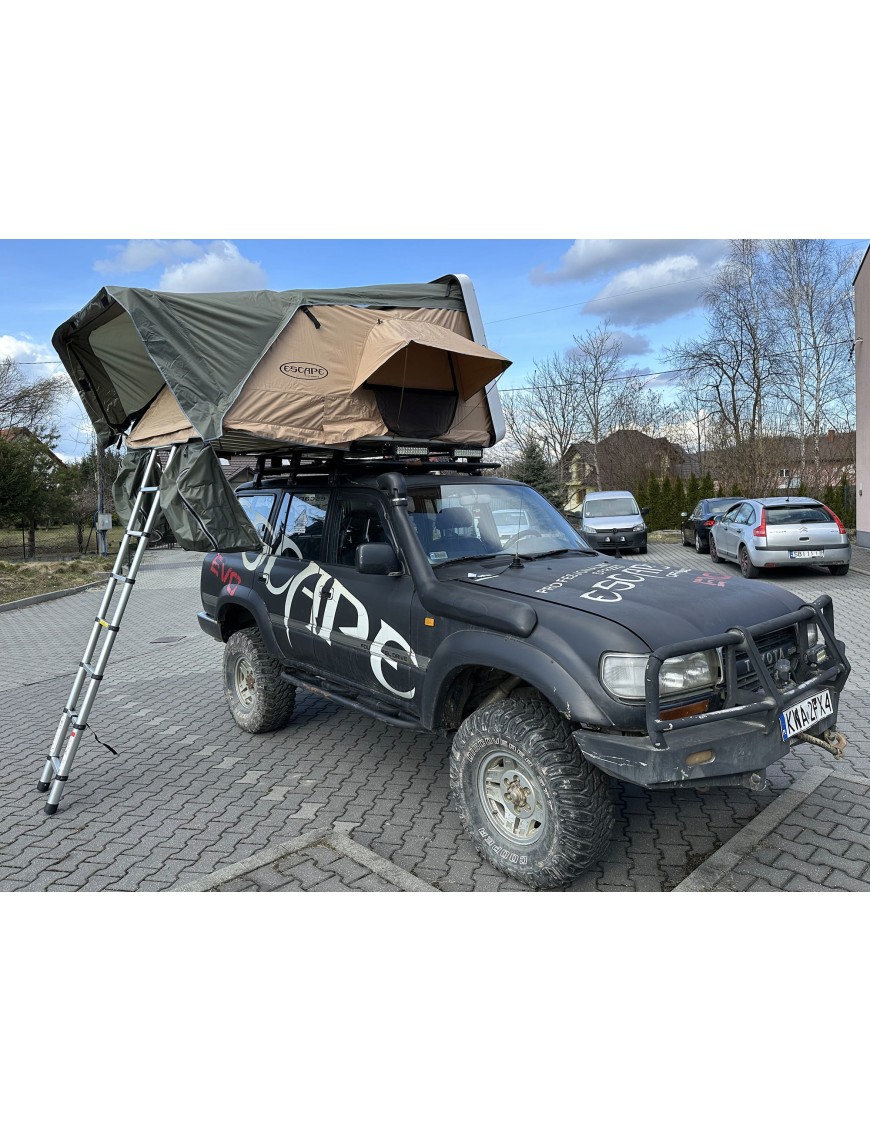 Roof Top Tent Escape VARIO 160 cm Sand Black Shel