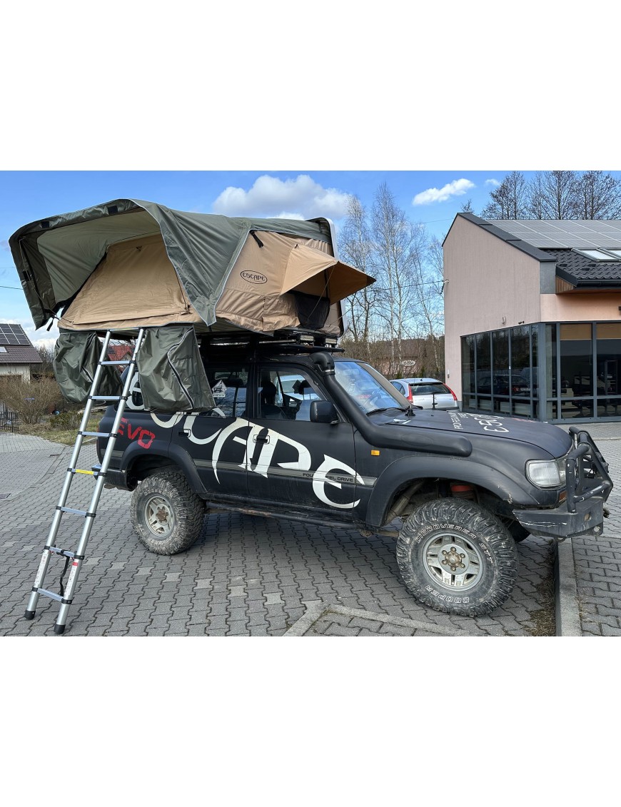 Roof Top Tent Escape VARIO 160 cm Sand Black Shel