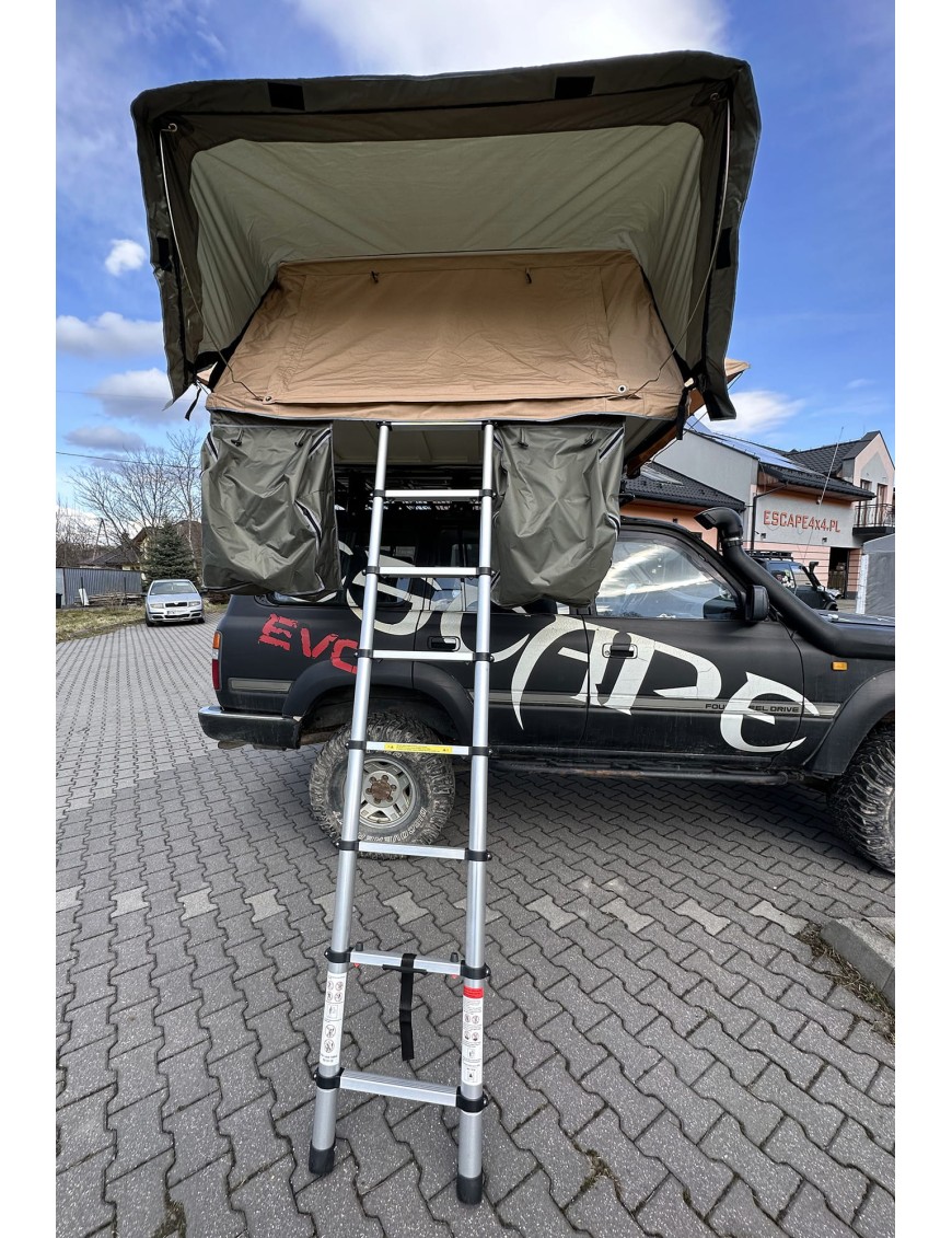 Roof Top Tent Escape VARIO 160 cm Sand Black Shel