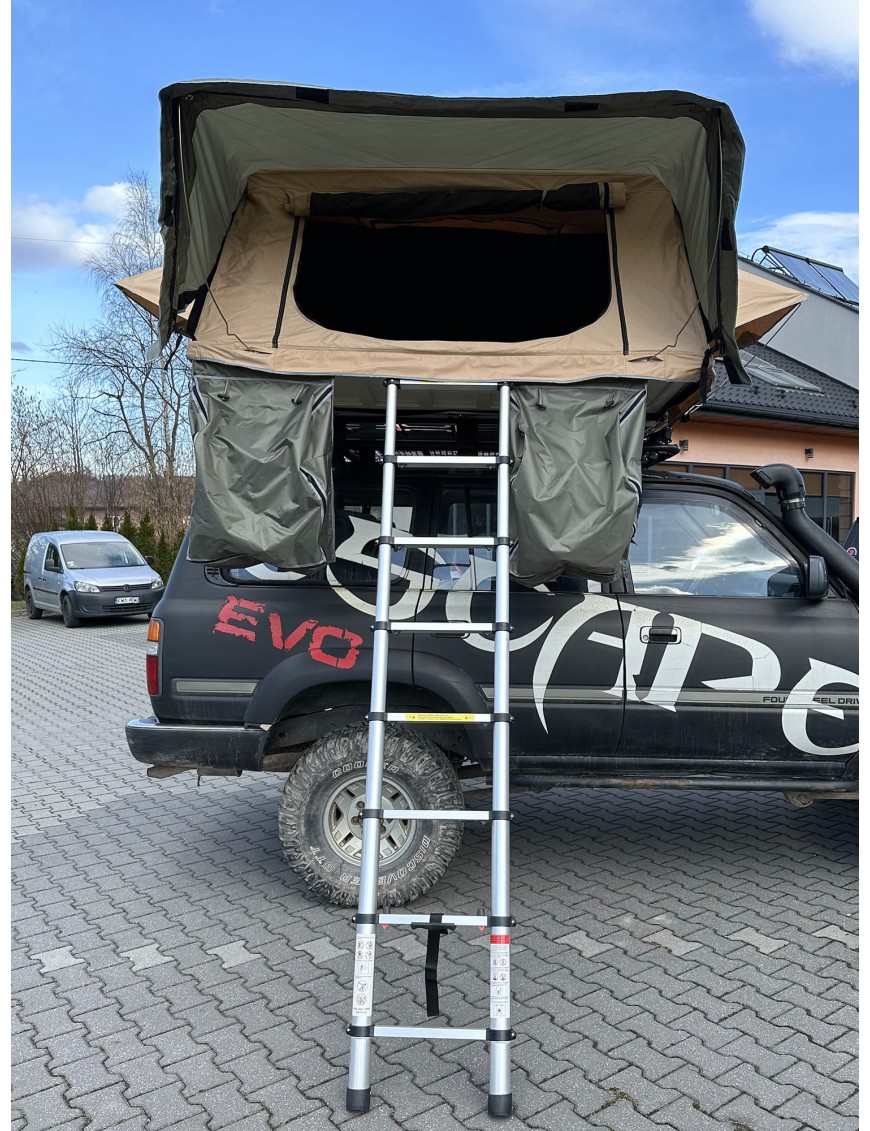 Roof Top Tent Escape VARIO 160 cm Sand Black Shel