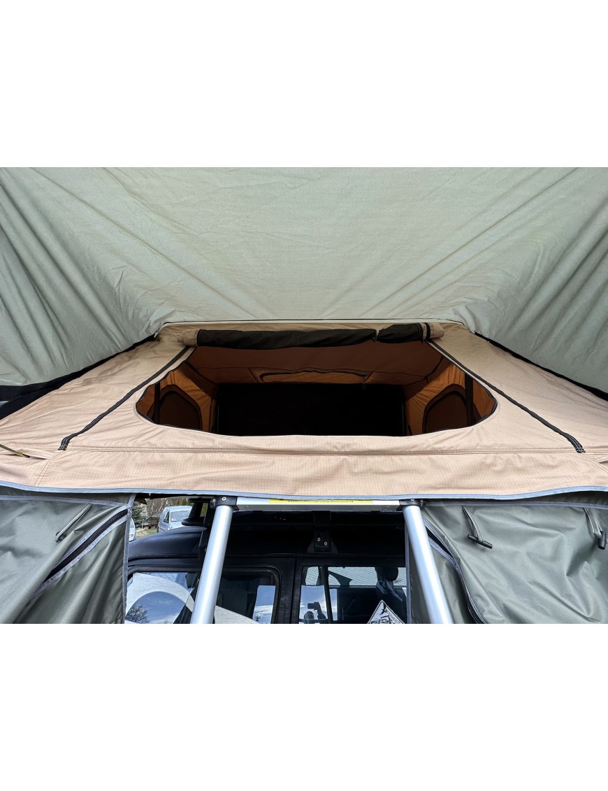 Roof Top Tent Escape VARIO 160 cm Sand Black Shel