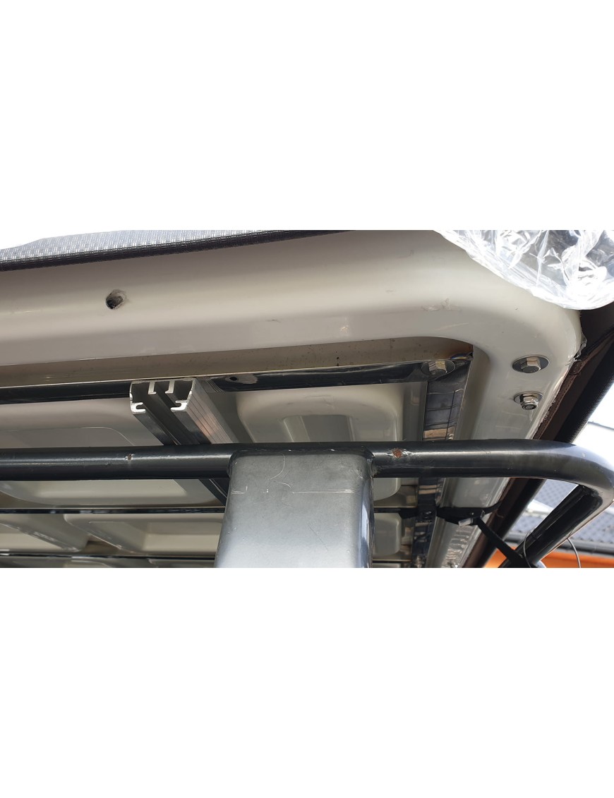 Roof Top Tent Escape VARIO 160 cm Sand white Shel