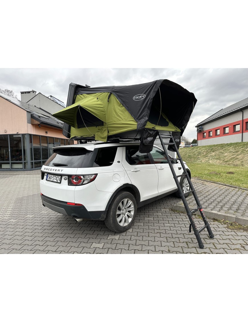 Rooftop Tent Escape VIGO 160 cm Green Aluminium with Anti-Condensation Mat