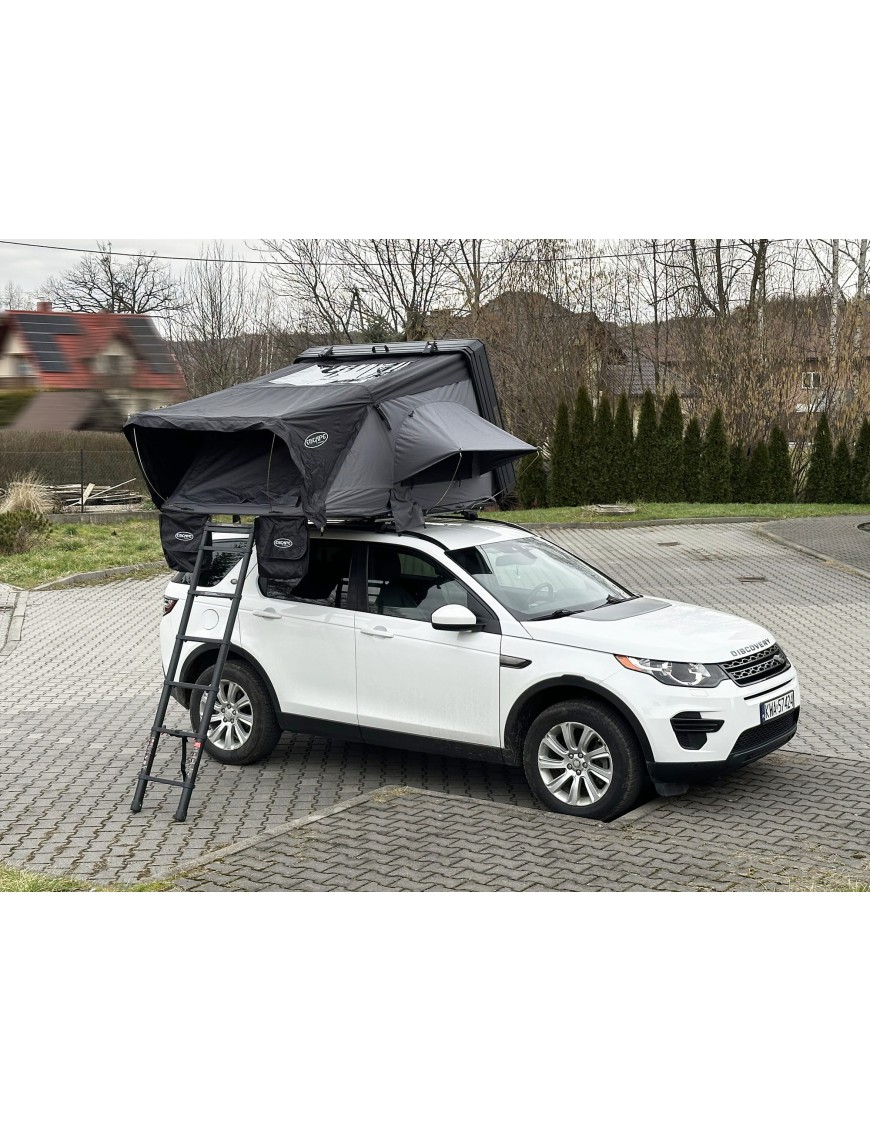 Rooftop Tent Escape VIGO 160 cm Grey Aluminium with Anti-Condensation Mat