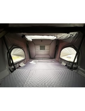 Rooftop Tent Escape VIGO 160 cm Grey Aluminium with Anti-Condensation Mat