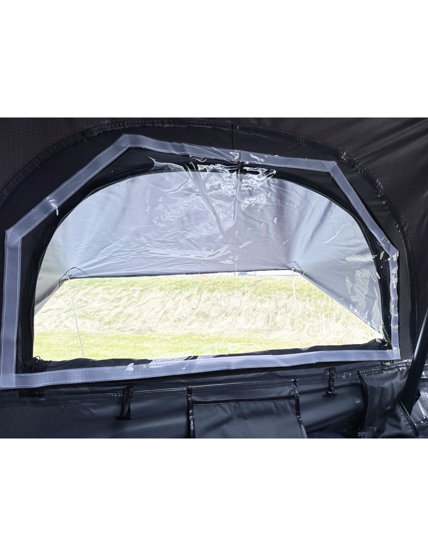 Rooftop Tent Escape VIGO 160 cm Grey Aluminium with Anti-Condensation Mat