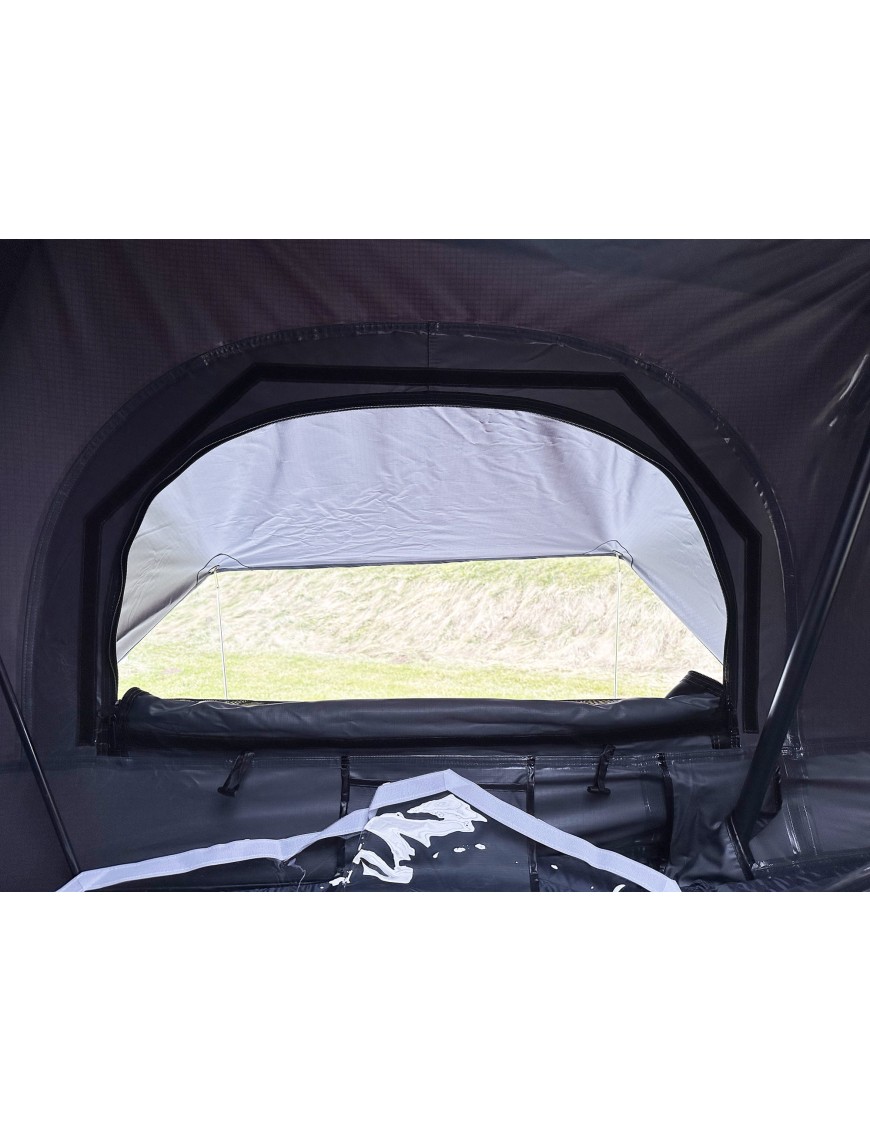 Rooftop Tent Escape VIGO 160 cm Grey Aluminium with Anti-Condensation Mat