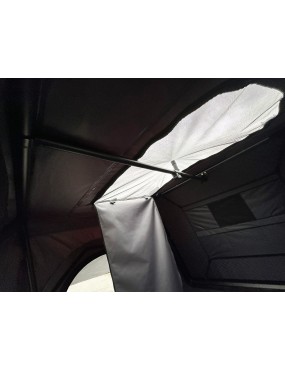 Rooftop Tent Escape VIGO 160 cm Grey Aluminium with Anti-Condensation Mat