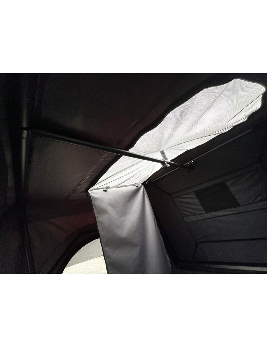 Rooftop Tent Escape VIGO 160 cm Grey Aluminium with Anti-Condensation Mat