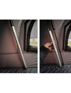 Rooftop Tent Escape VIGO 160 cm Grey Aluminium with Anti-Condensation Mat