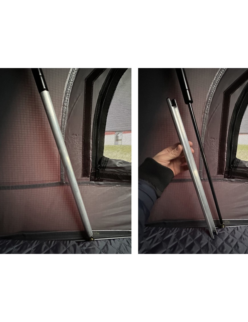 Rooftop Tent Escape VIGO 160 cm Grey Aluminium with Anti-Condensation Mat