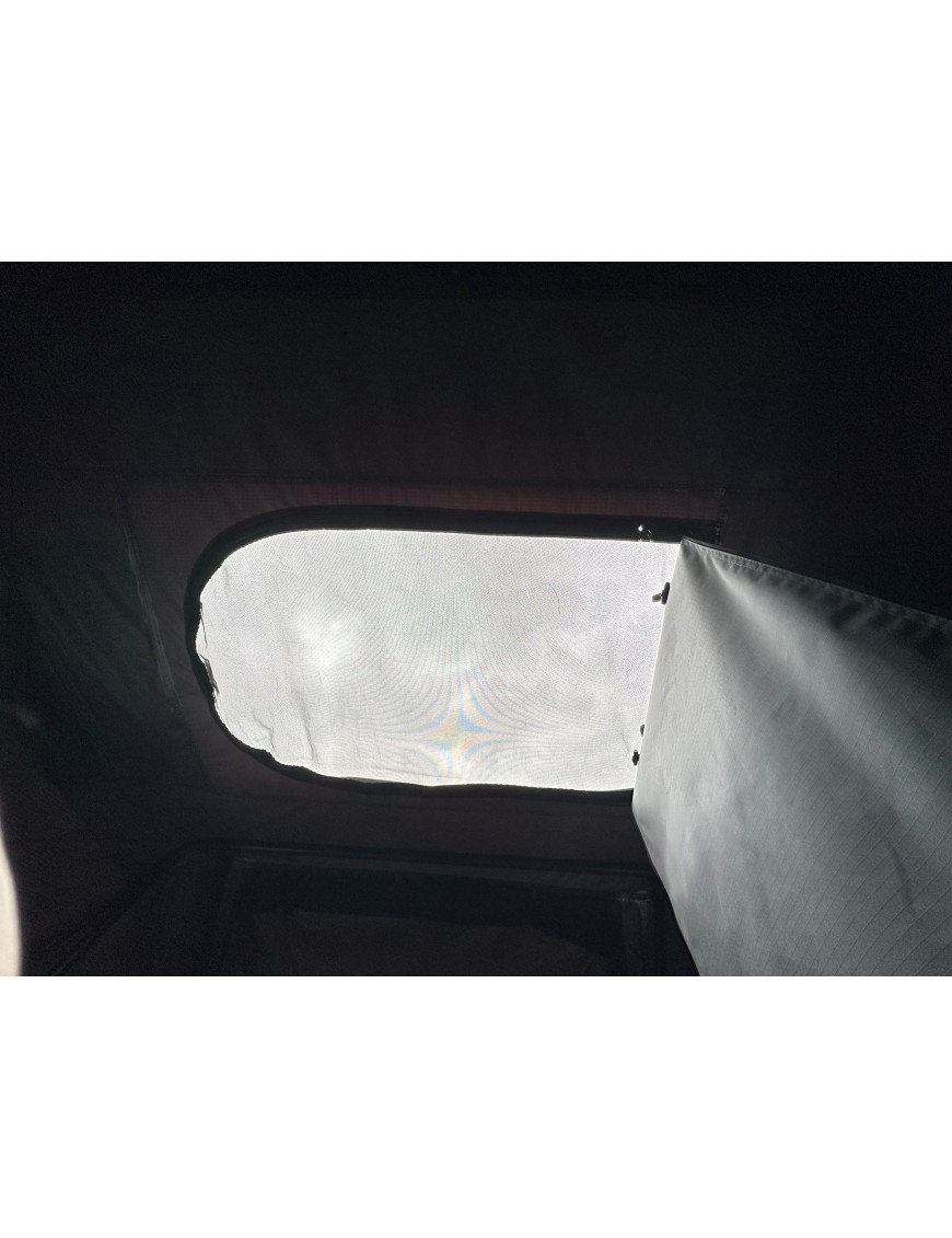 Rooftop Tent Escape VIGO 160 cm Grey Aluminium with Anti-Condensation Mat