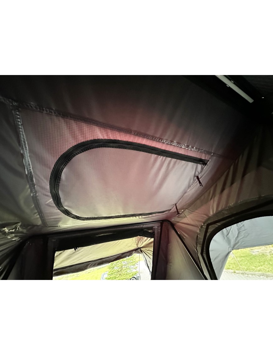 Rooftop Tent Escape VIGO 160 cm Grey Aluminium with Anti-Condensation Mat
