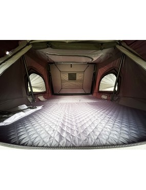 Rooftop Tent Escape VIGO 160 cm Grey Aluminium with Anti-Condensation Mat