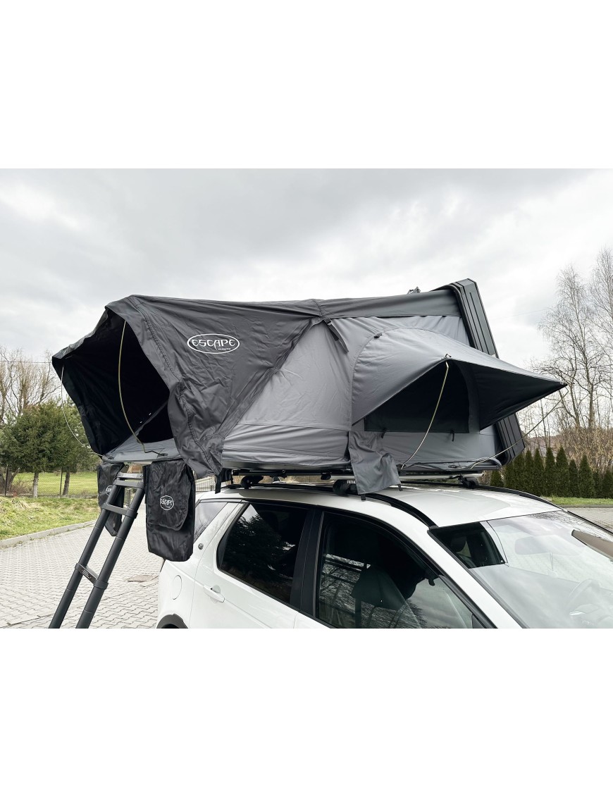 Rooftop Tent Escape VIGO 160 cm Grey Aluminium with Anti-Condensation Mat