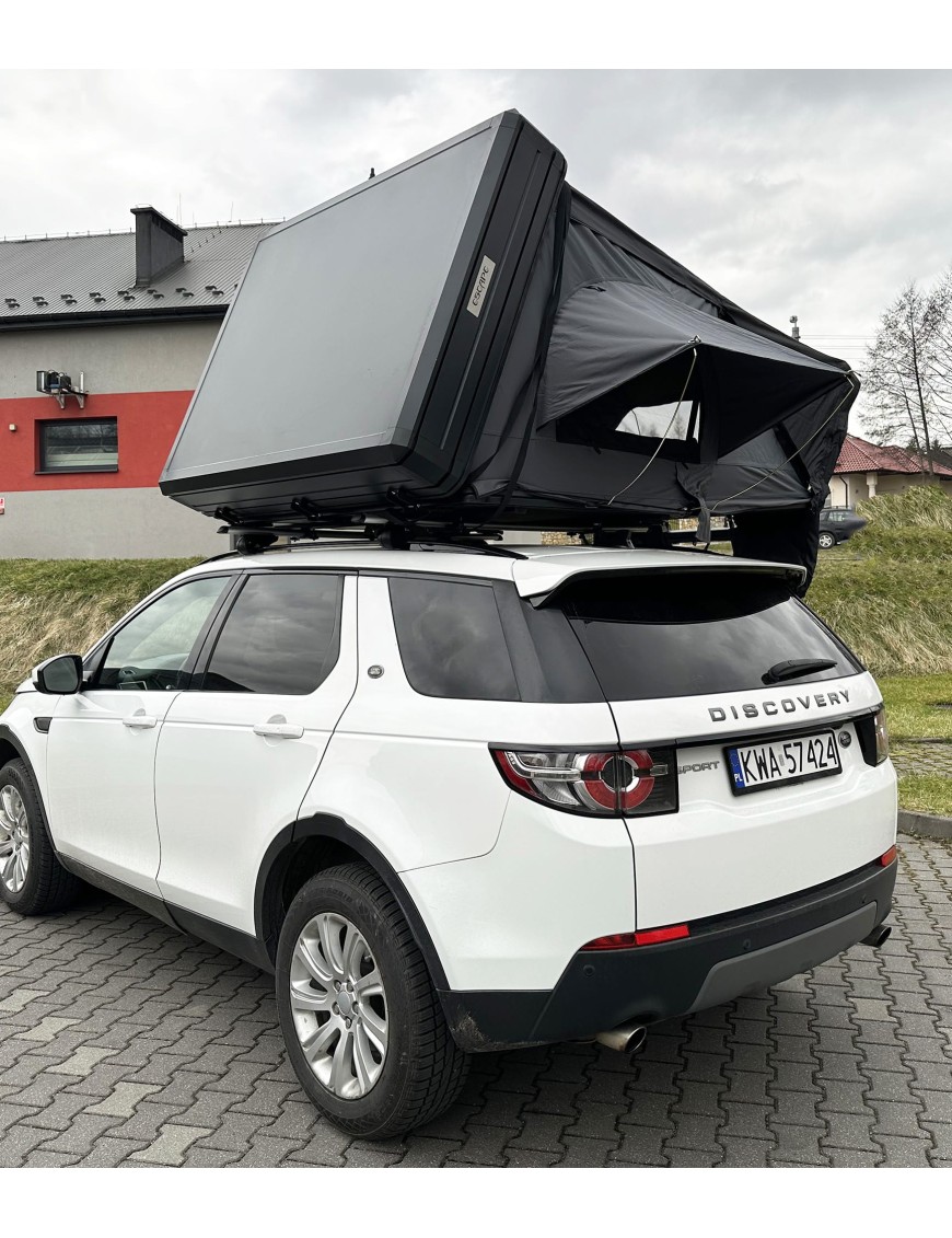 Rooftop Tent Escape VIGO 160 cm Grey Aluminium with Anti-Condensation Mat
