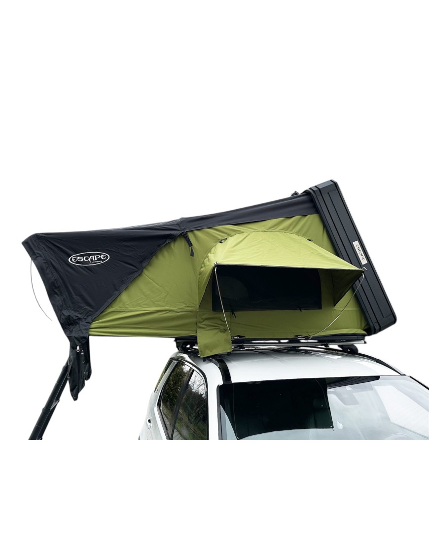 Rooftop Tent Escape VIGO 190 cm Green Aluminium with Anti-Condensation Mat