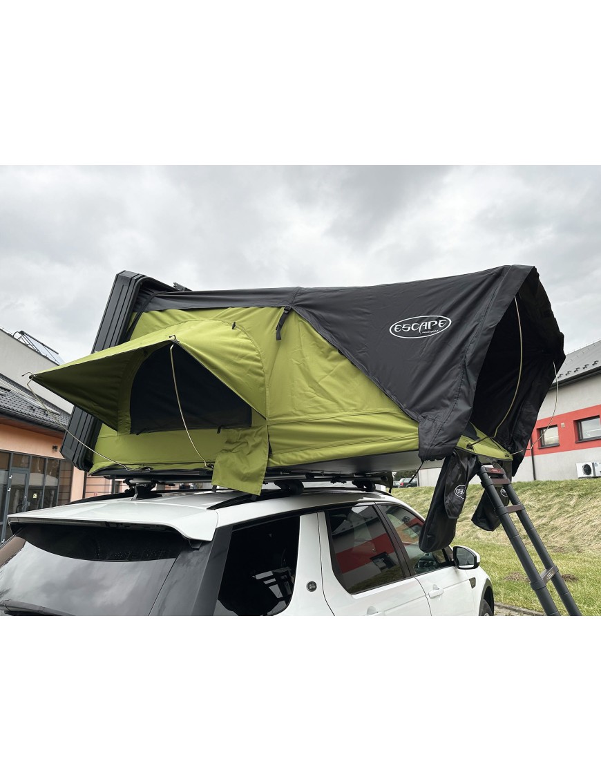 Rooftop Tent Escape VIGO 190 cm Green Aluminium with Anti-Condensation Mat