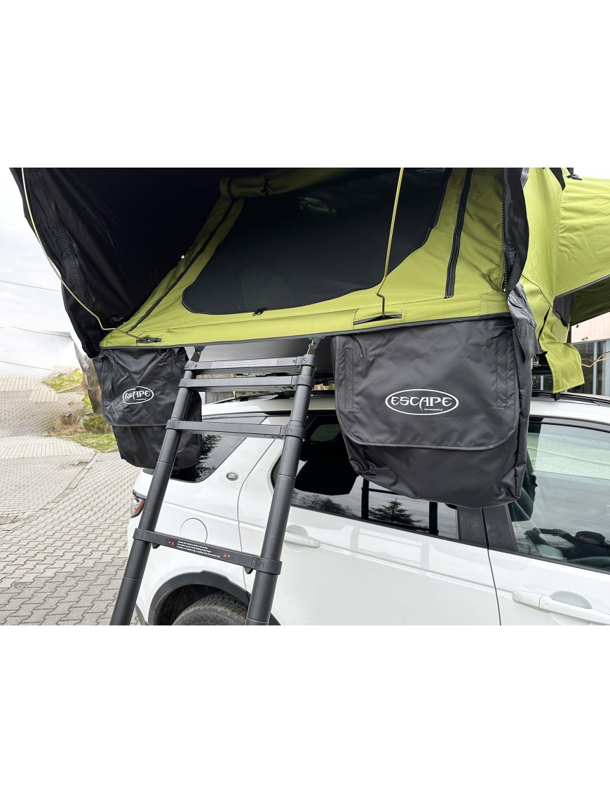 Rooftop Tent Escape VIGO 190 cm Green Aluminium with Anti-Condensation Mat