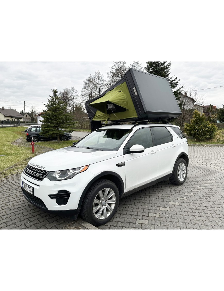 Rooftop Tent Escape VIGO 190 cm Green Aluminium with Anti-Condensation Mat